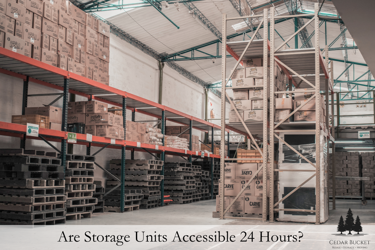 Are storage units open 24/7