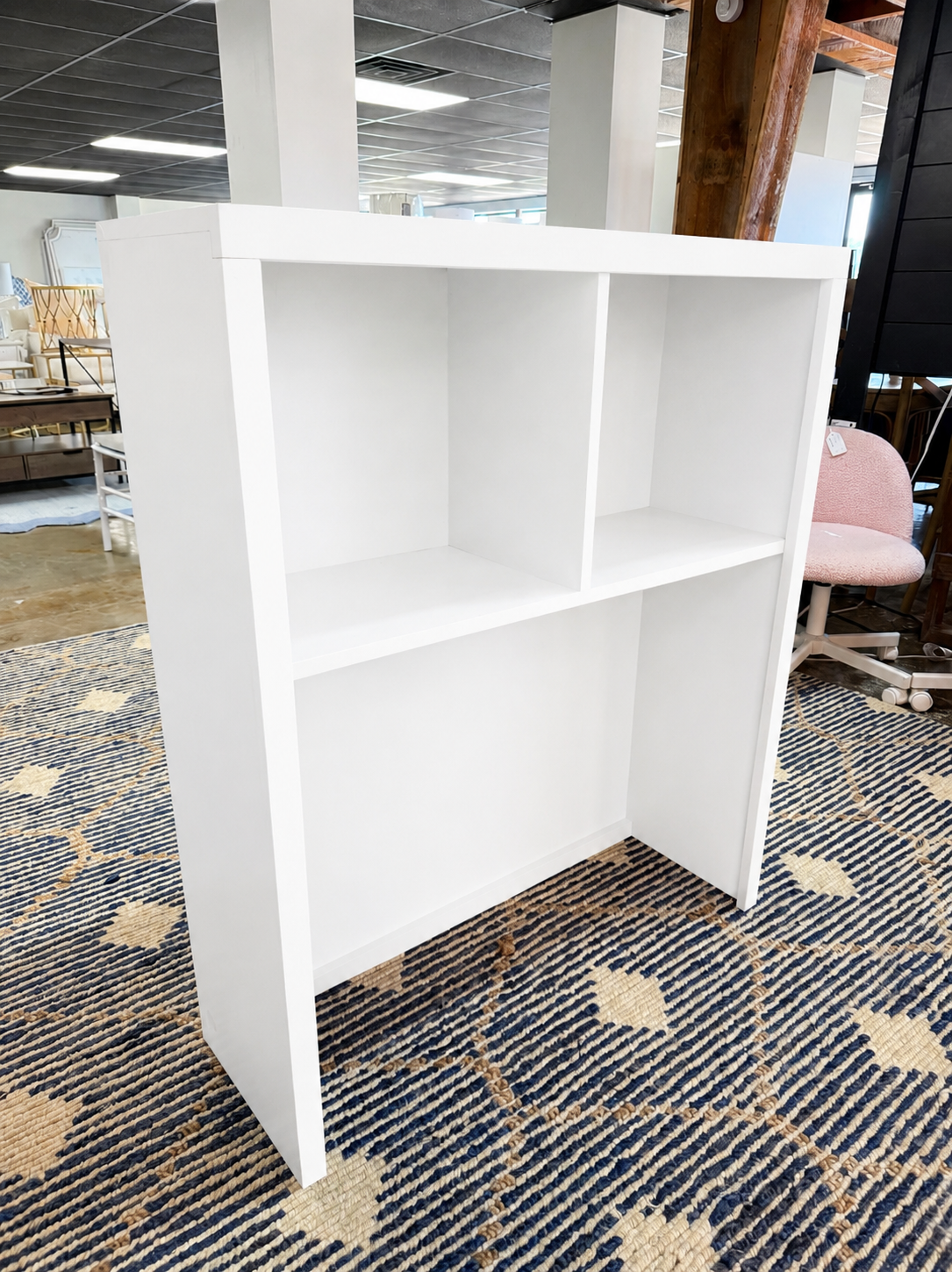 Tall White Desk Hutch
