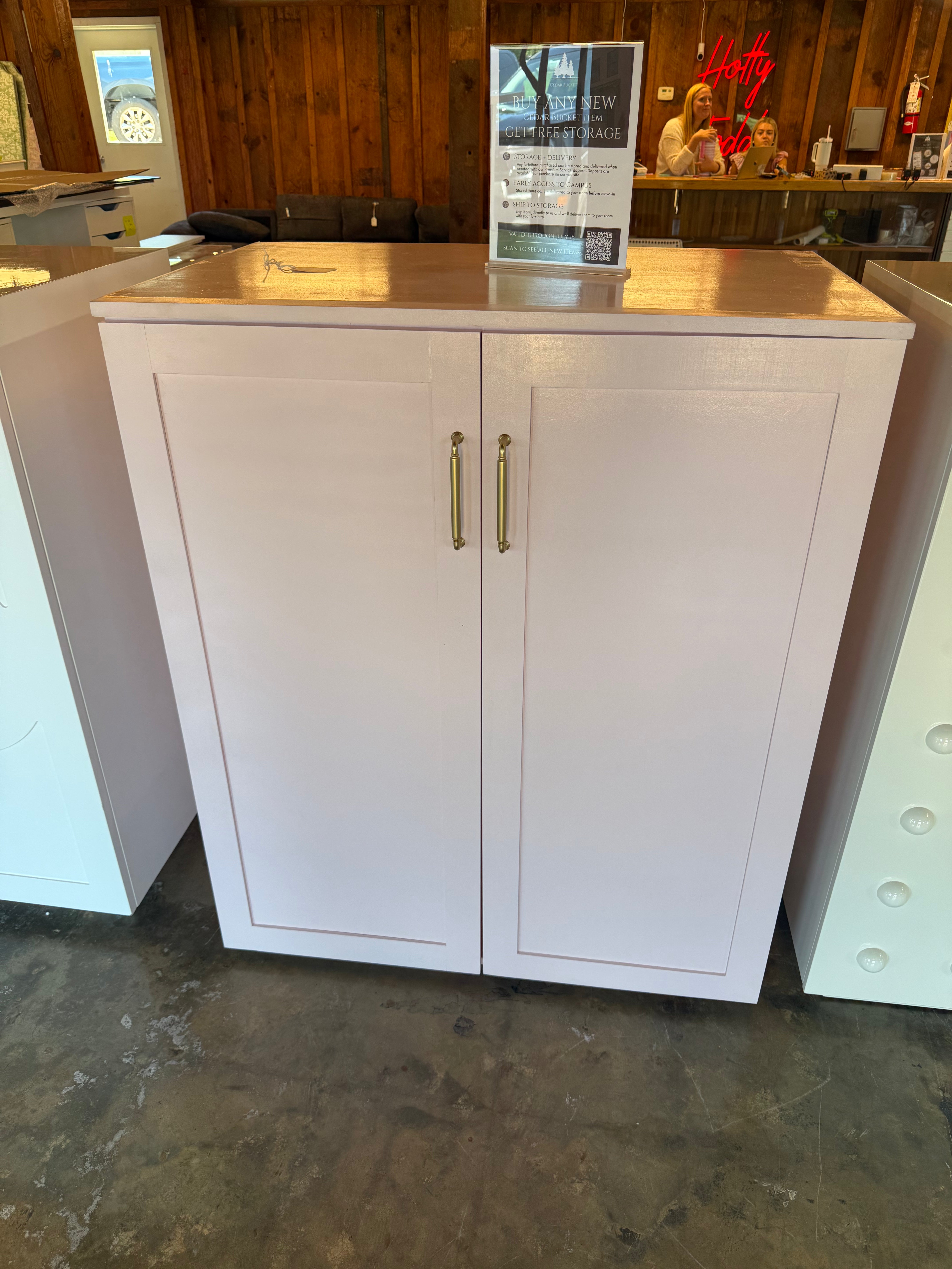 Cedar Bucket NEW Middle Cabinet