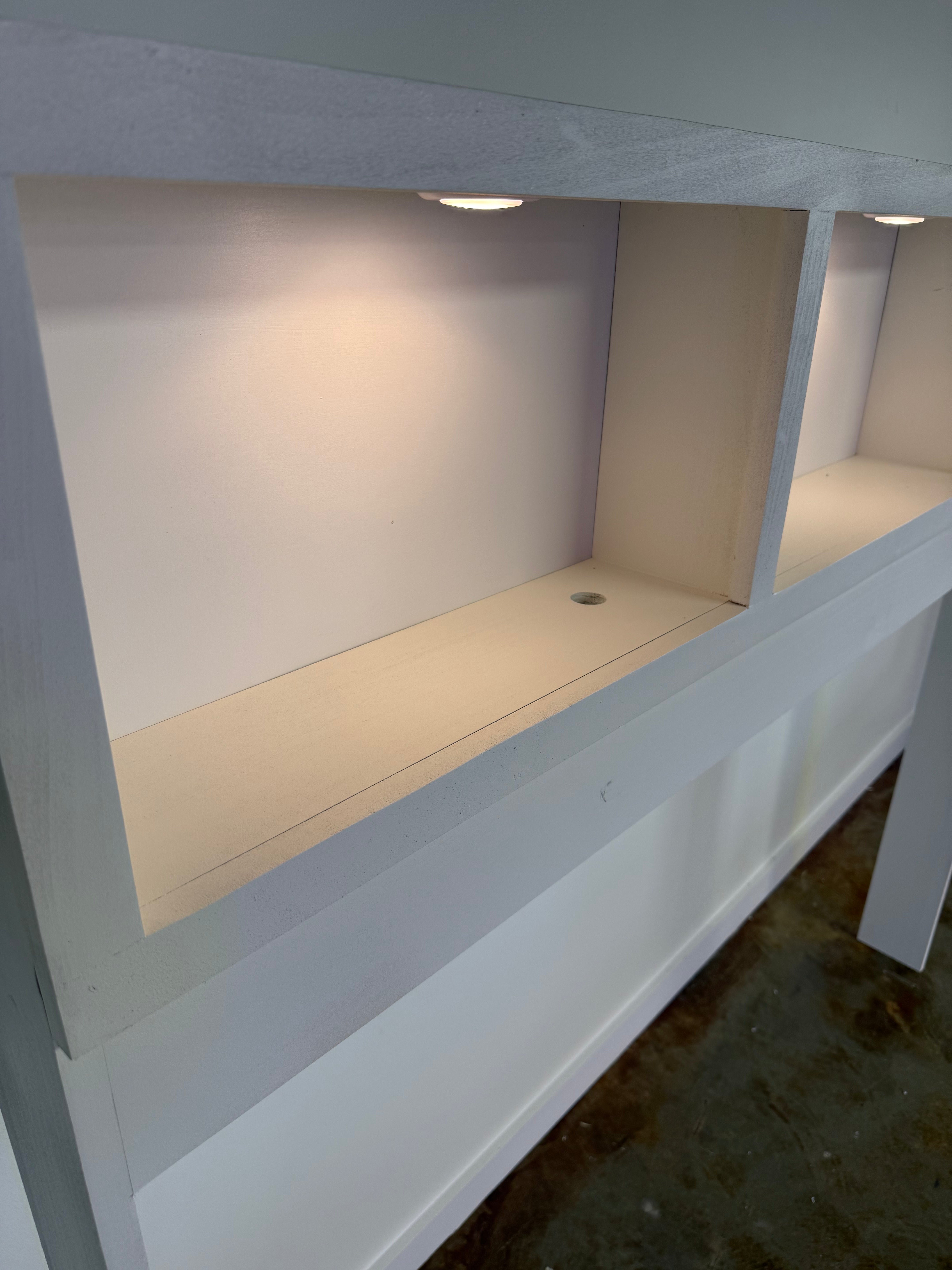 White Bedside Cubby