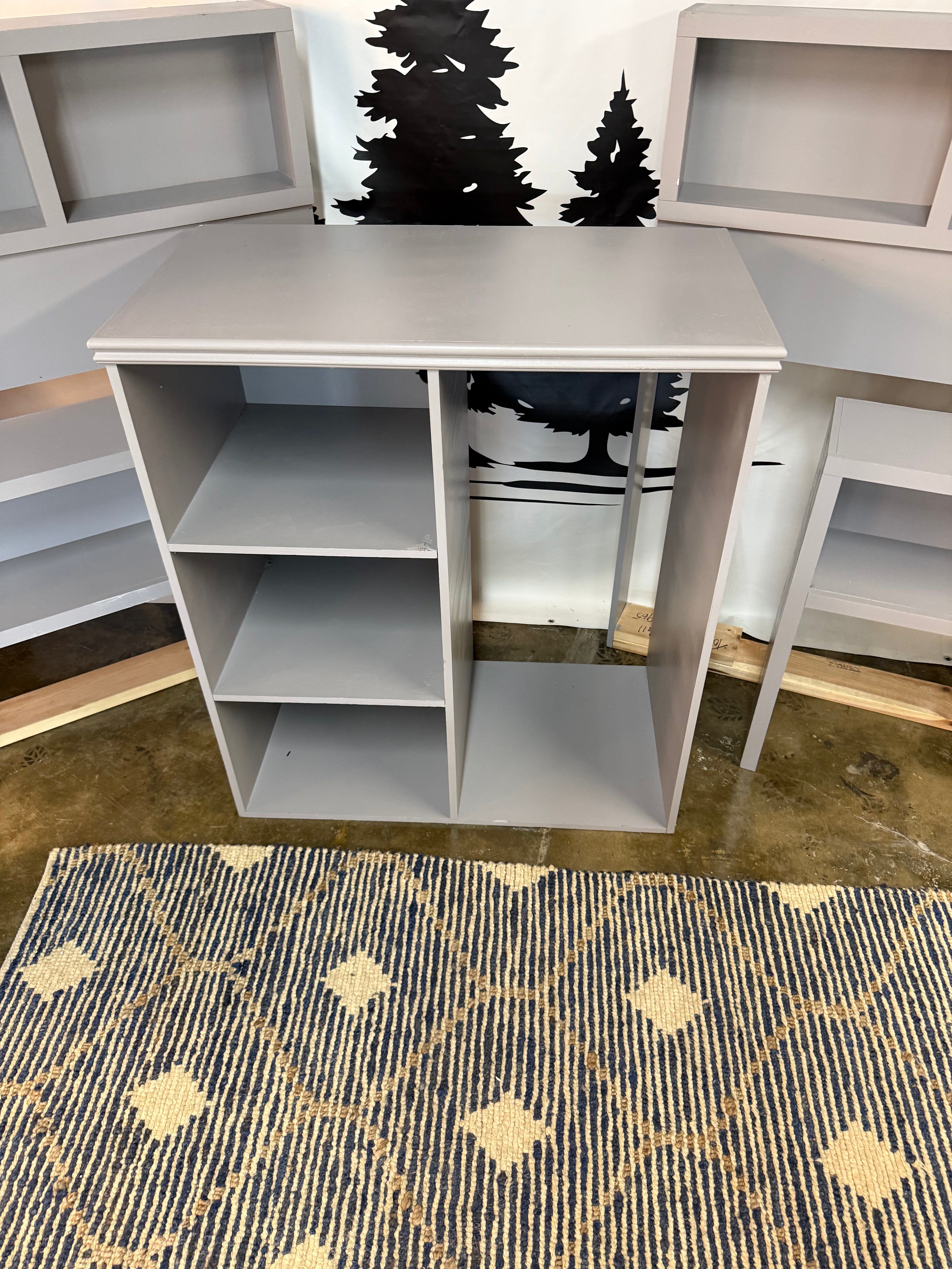Gray Middle Cabinet