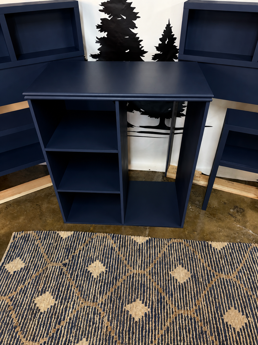Navy Middle Cabinet