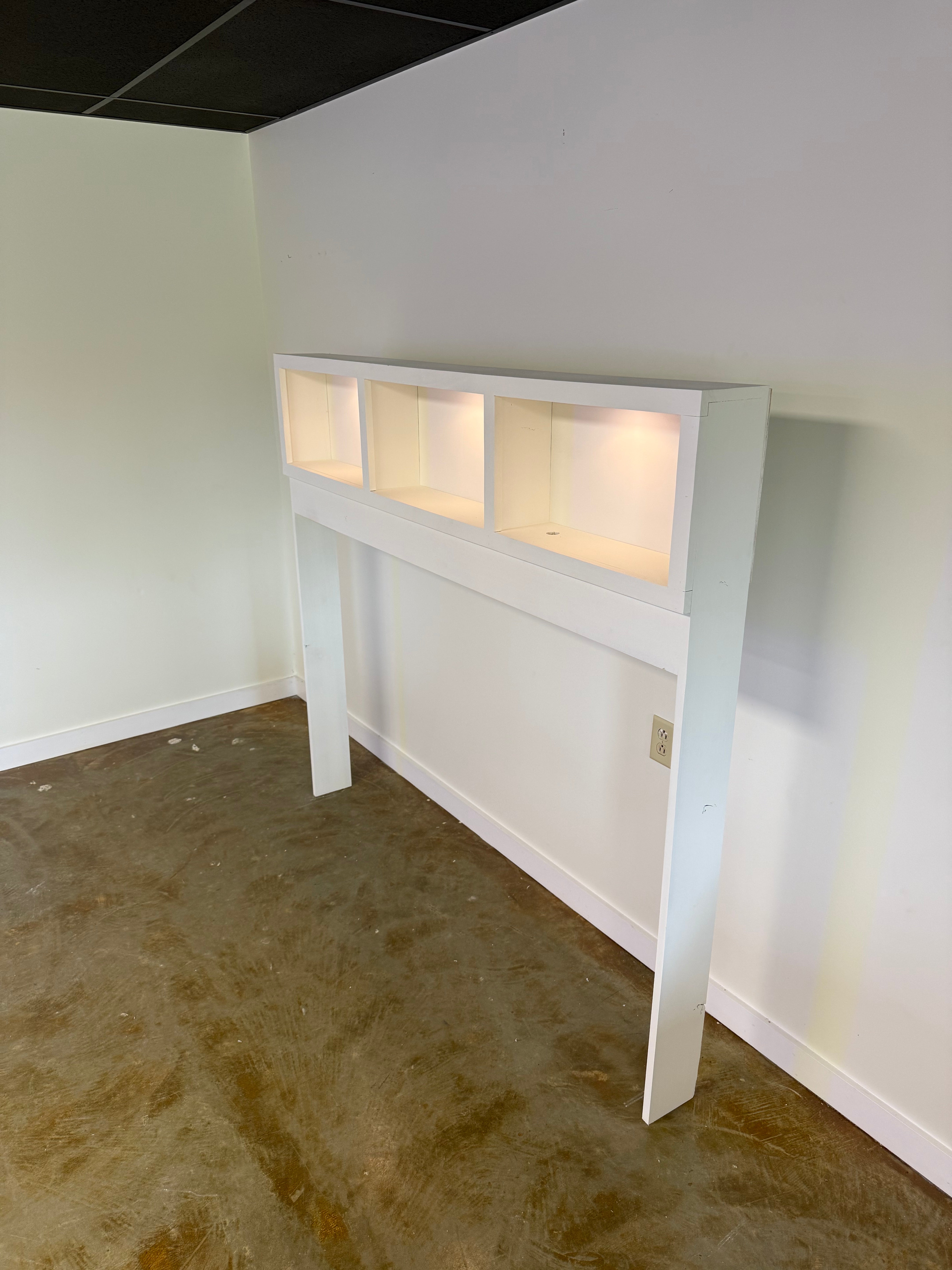 White Bedside Cubby