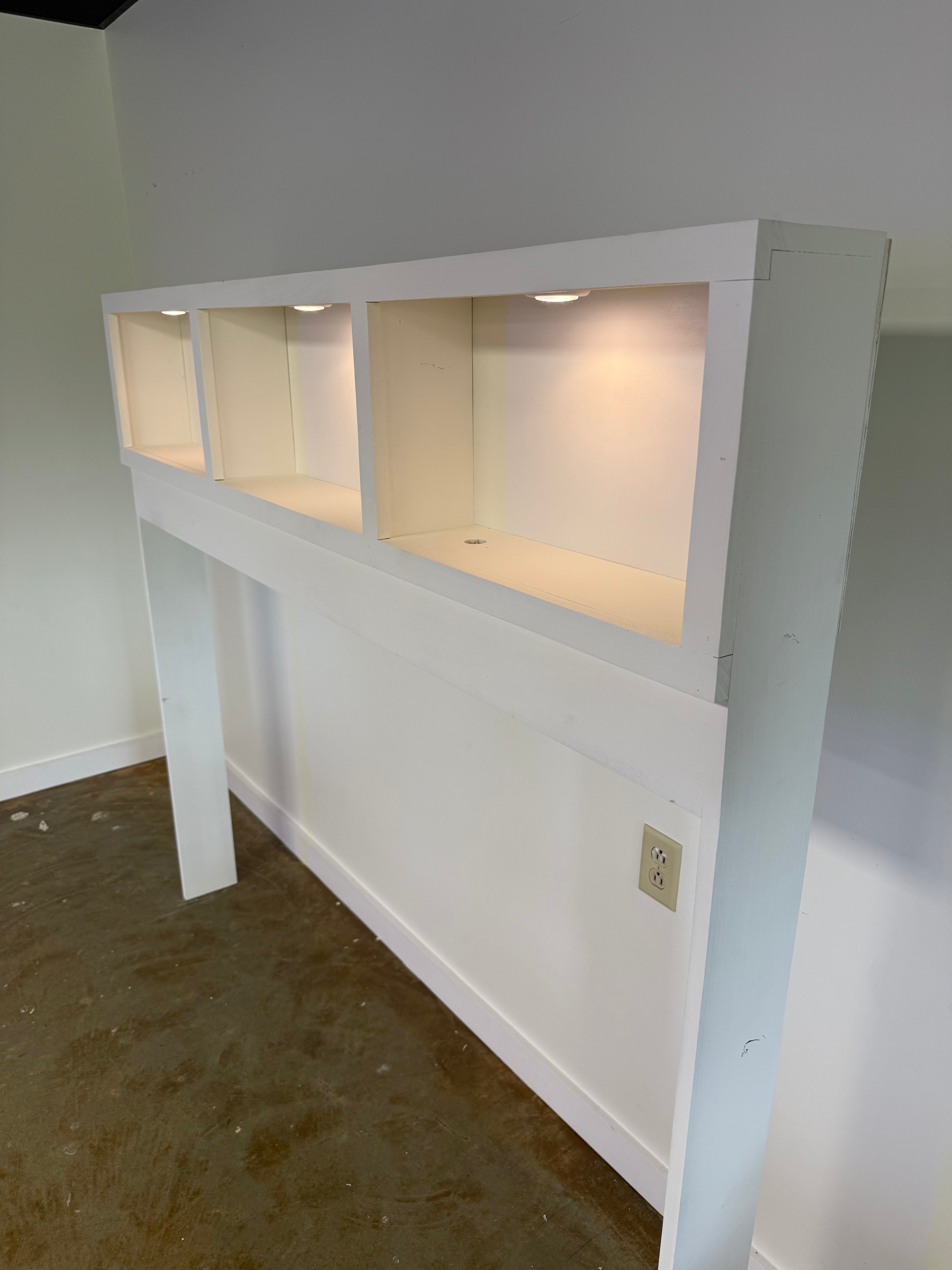 White Bedside Cubby