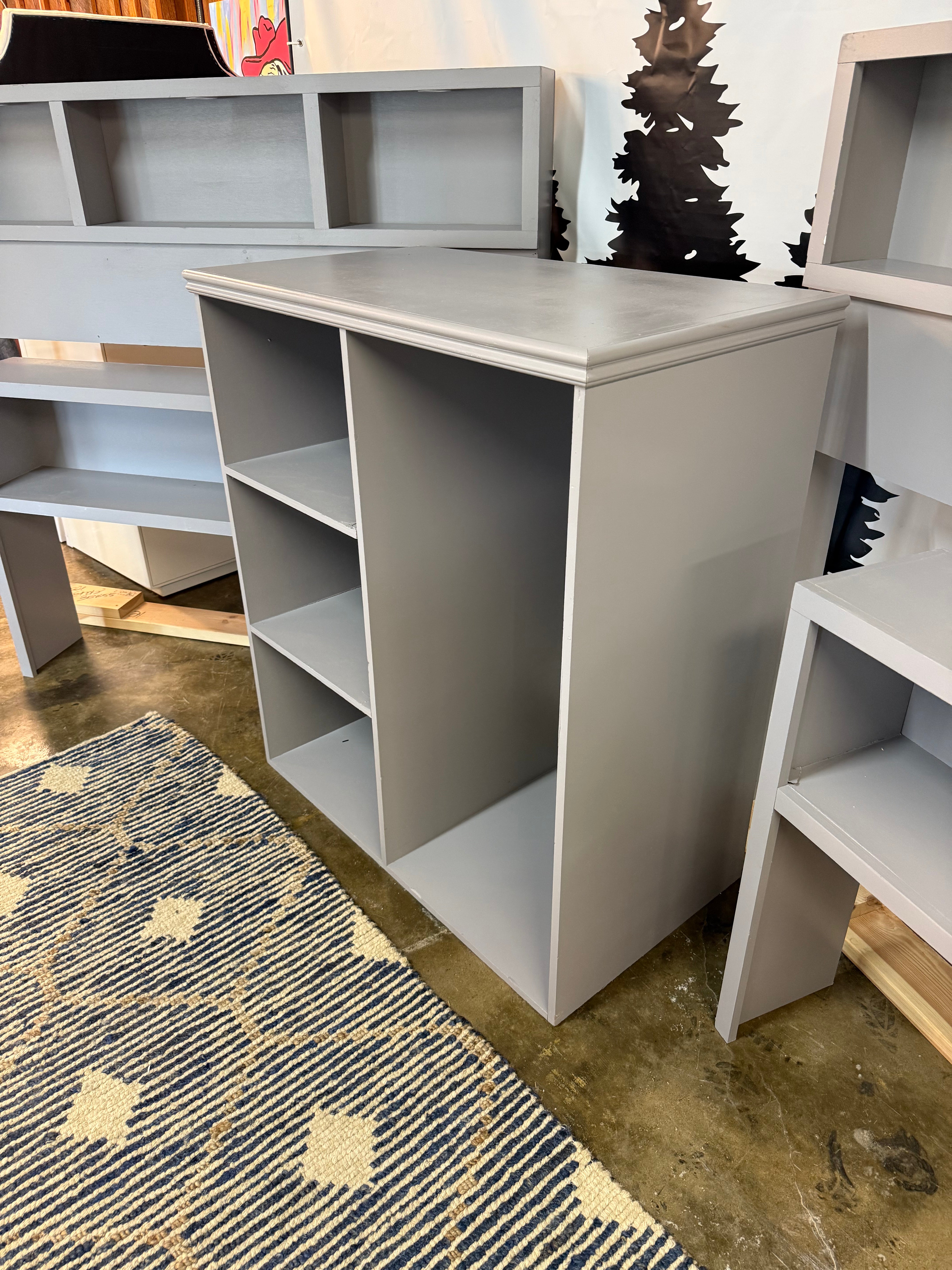 Gray Middle Cabinet